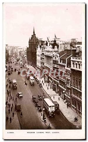 Imagen del vendedor de Carte Postale Ancienne Holborn Looking West London a la venta por CPAPHIL