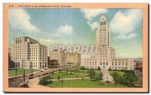 Carte Postale Ancienne The New Los Angeles Civic Center