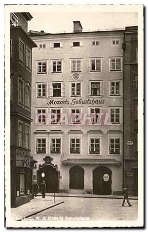 Carte Postale Ancienne Salzburg W A Mozarts Geburtshaus Mozart