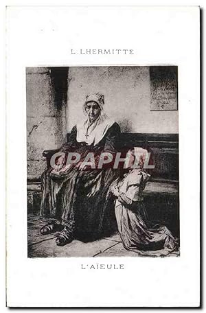 Seller image for Carte Postale Ancienne L Lhermitte L'Aieule for sale by CPAPHIL