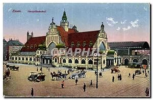 Carte Postale Ancienne Essen Hauptbahnhof