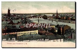 Carte Postale Ancienne Gruss aus Frankfurt