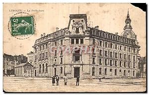 Carte Postale Ancienne Limoges La préfecture