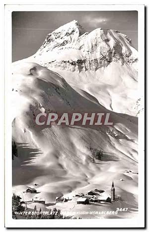 Bild des Verkufers fr Carte Postale Ancienne Wintersportplatz Vorarlberg zum Verkauf von CPAPHIL