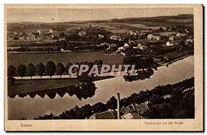 Carte Postale Ancienne Essen Teilansicht an der Ruhr