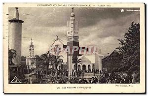 Seller image for Carte Postale Ancienne Exposition coloniale internationale Paris 1931 Les missions catholiques for sale by CPAPHIL