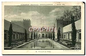 Carte Postale Ancienne Exposition coloniale internationale de Paris 1931 Pavillon du maroc
