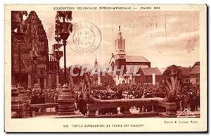 Seller image for Carte Postale Ancienne Exposition Coloniale Internationale Paris 1931 Temple d Angkor Vat et Palais des missions for sale by CPAPHIL