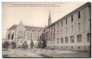 Carte Postale Ancienne Poitiers Institution des Sourdes Muettes et des Jeunes Aveugles Larnay