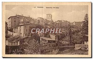 Bild des Verkufers fr Carte Postale Ancienne Thiers Quartier St Jean zum Verkauf von CPAPHIL