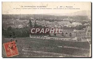 Image du vendeur pour Carte Postale Ancienne La champagne illustree on aperecoit au premier plan la cellter de la maison pommery Ay mis en vente par CPAPHIL