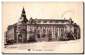 Carte Postale Ancienne Limoges La préfecture