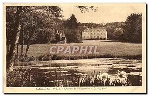 Carte Postale Ancienne Cande Château de Villegontier