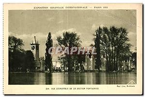 Carte Postale Ancienne Exposition coloniale Internationale Paris 1931 vue D'Ensemble De La Sectio...