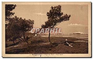 Carte Postale Ancienne L'île De Noirmoutier Plage du Vieil beach