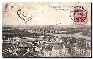 Carte Postale Ancienne Metz Totalansicht vom St Quentin vue générale prise du