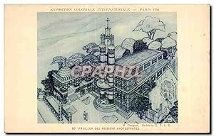 Seller image for Carte Postale Ancienne Exposition Coloniale Internationale Paris Pavillon des missions protestantes for sale by CPAPHIL