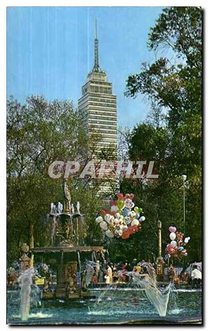 Bild des Verkufers fr Carte Postale Ancienne Alameda Central Torre Latina Mexico zum Verkauf von CPAPHIL