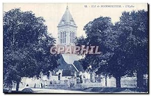 Carte Postale Ancienne Noirmoutier L'église