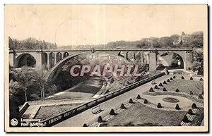 Bild des Verkufers fr Carte Postale Ancienne Luxembourg Pont Adolphe zum Verkauf von CPAPHIL