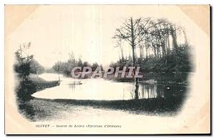 Carte Postale Ancienne Olivet Source du Loiret (Environs d'Orleans)