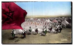 Bild des Verkufers fr Carte Postale Semi Moderne Maroc Scenes et Types Fantasia Cheval Horse zum Verkauf von CPAPHIL