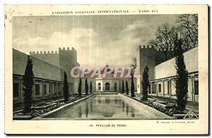 Carte Postale Ancienne Exposition Coloniale Internationale De Paris pavillon du maroc