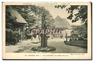 Carte Postale Ancienne -Exposition Coloniale Internationale - Paris 1931 Cameroun Togo - vue d'En...