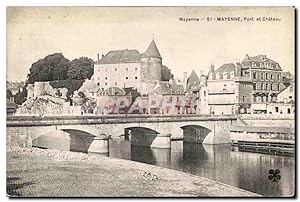 Image du vendeur pour Carte Postale Ancienne Mayenne pont et Chteau la correspondance au recto n'Est pas acceplee par les pays etrangers mis en vente par CPAPHIL