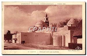 Carte Postale Ancienne -Exposition Coloniale Internationale - Paris 1931 Algerie - Pavillon Cote ...