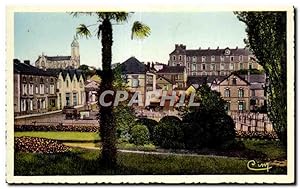 Carte Postale Ancienne Cholet Le College Ste Marie I'Eglise prise des Jardins