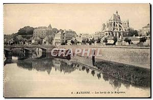 Carte Postale Ancienne Mayenne les bords de la mayenne