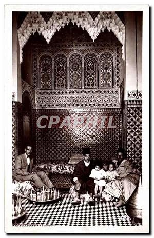Carte Postale Ancienne Maroc Fes Salou d'une habitation marocaine
