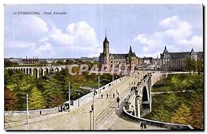 Bild des Verkufers fr Carte Postale Ancienne Luxembourg Pont Adolphe zum Verkauf von CPAPHIL