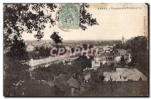 Carte Postale Ancienne Laval vue prise de la Perrine