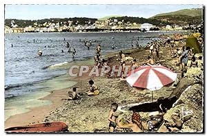 Carte Postale Ancienne Cote d'Azur Sanary La Plage de Six Fours