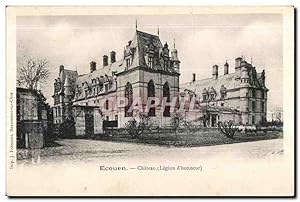 Carte Postale Ancienne Ecouen Château (Legion d'honneur)