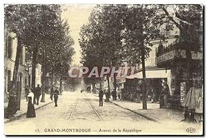 Bild des Verkufers fr Reproduction Grand Montrouge Avenue de la Republique zum Verkauf von CPAPHIL
