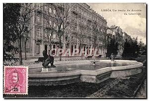 Seller image for Carte Postale Ancienne Lisboa Un trecho da Avenida da Liberdade for sale by CPAPHIL