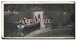 Image du vendeur pour Carte Postale Ancienne Bois De Boulogne Une bonne partie de canotage mis en vente par CPAPHIL