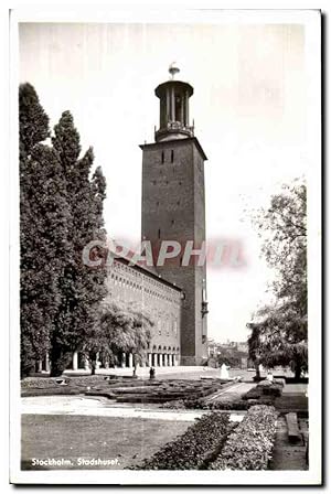 Seller image for Carte Postale Ancienne Stockholm Stadshuset Suede Sweden for sale by CPAPHIL