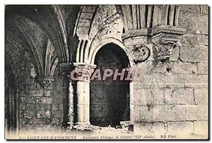 Bild des Verkufers fr Carte Postale Ancienne Saint leu d'esserent aneienne abbaye le clotre (XII siecle) zum Verkauf von CPAPHIL