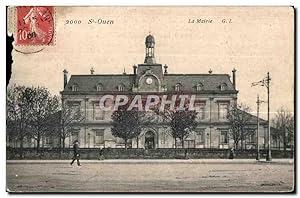 Carte Postale Ancienne St Ouen La Mairie