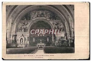 Carte Postale Ancienne Saint Nicolas Issy Les Moulineaux La Chapelle