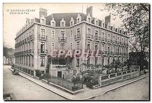 Carte Postale Ancienne Salies de Bearn Hôtel de la Paix
