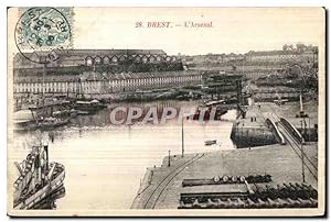 Seller image for Carte Postale Ancienne Brest L'Arsenal for sale by CPAPHIL