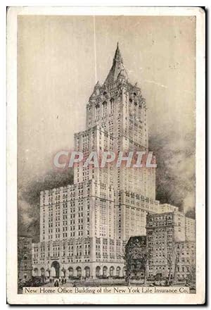 Carte Postale Ancienne New Home ofice Building of the New York Life InsuranceCo