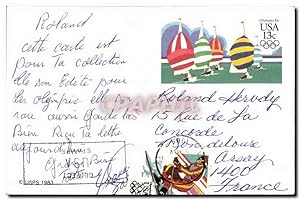 Seller image for Carte Postale Ancienne Usa Olympics Jeux Olympics Los Angeles 1984 for sale by CPAPHIL