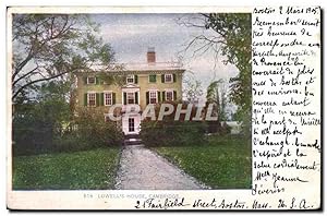 Carte Postale Ancienne Lowell's House Cambridge