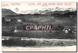 Image du vendeur pour Carte Postale Ancienne Pau Le Gave et Les Pyrenees vus de la place royale mis en vente par CPAPHIL